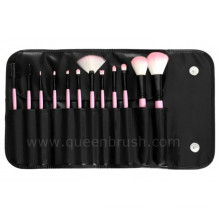 Acessórios de maquiagem de cabelo sintético de alta qualidade 12PCS rosa